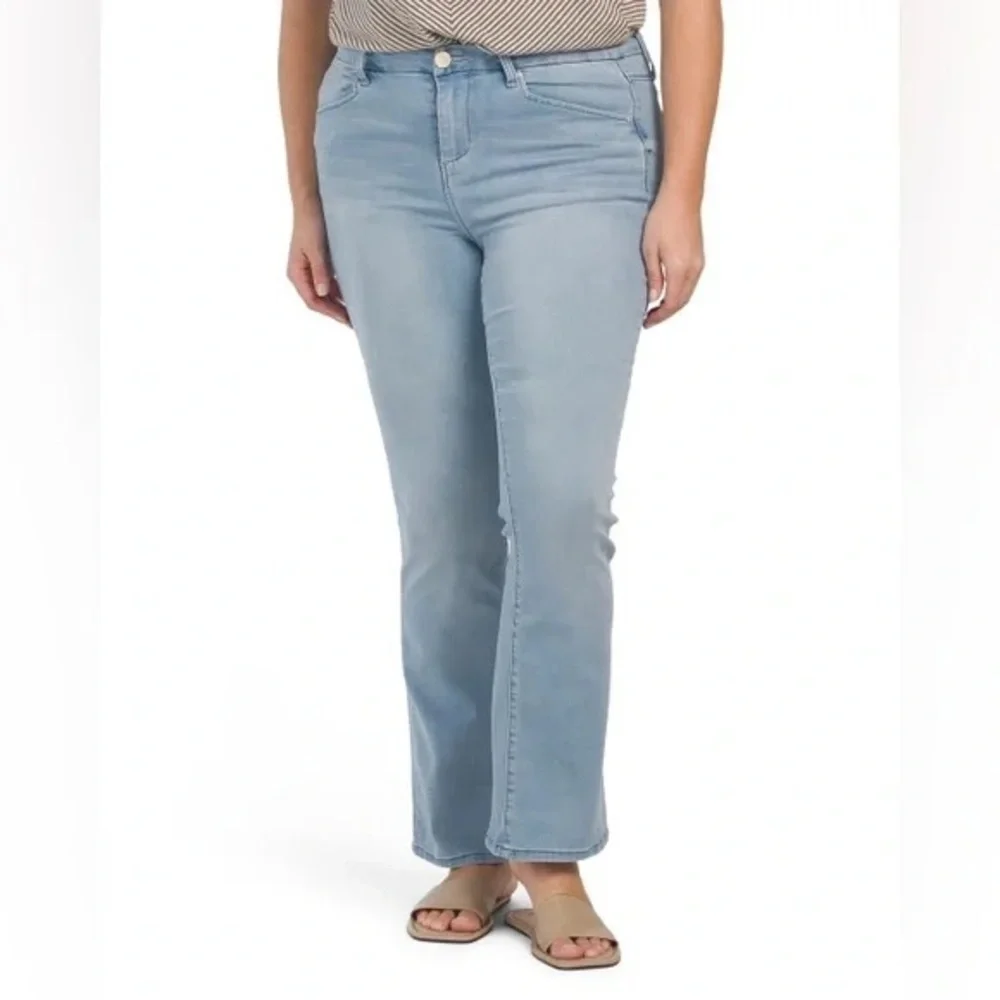 1822 DENIM | Plus High Rise Straight Leg Jeans Various Sizes Available